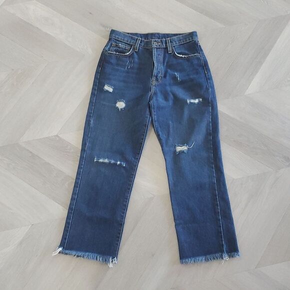 Carmar Chara Emelia Jean Cropped 100% Cotton, Relaxed Fit Straight Leg, SIZE 25 - Picture 2 of 10